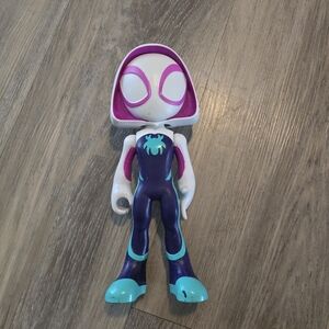 2021 Spidey and his Friends Action Figure Ghost Spider Gwen Marvel 9” Tall